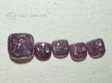 ネイルメゾン 梅田(NAIL MAISON)/埋め尽くしキラキラくすみカラー