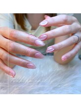 ツキカドットネイル(tsukika.nail)/【PEACH MAGNET】