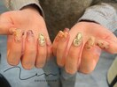 ハートフレンチガーリーネイル