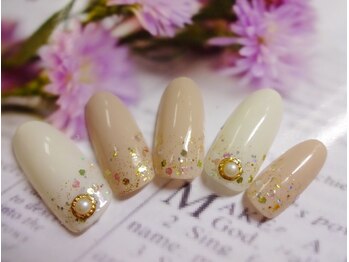 大人シンプルネイル