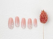 ソウ 難波店 nail salon Sou/シンプルキラキラnail