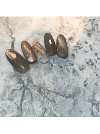 コッパーミラーニュアンスネイル