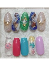 ティーエヌ 本厚木店/夏ネイル☆6500円【7250円税込】