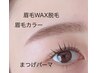 ★再来★１日２名平日限定トリプルセットまつげパーマ+眉毛WAX＋眉カラー