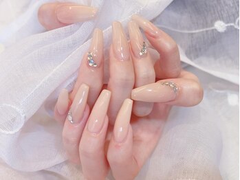 ネイルサロン デコール(NAIL SALON Decor)/ヌーディ―ベージュストーン