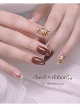 リアンド(Li&)/チェックネイル