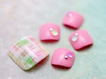 ネイルルージュ(Nail Rouge)/チェックネイル