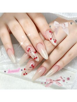 リオラネイル(Liora Nail)/チェリー夏人気3Dネイル