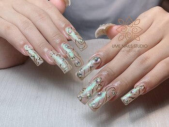 ウメネイルスタジオ(UME NAIL STUDIO)/長さだしやり放題×つけ放題