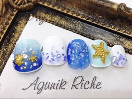 【海ネイル】