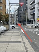 エヌズクレール(N's Claire)/サロンまでの道のり（駅から）