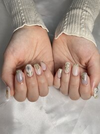 ミラーニュアンスネイル