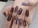 色んな黒オーダーネイル☆