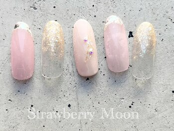 サロンストロベリームーン(Salon Strawberry Moon)/ニュアンスネイル ¥7980