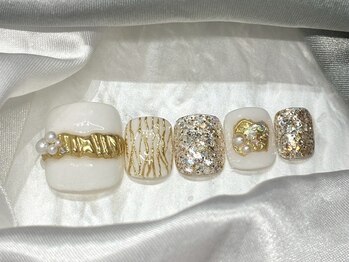 ネイルサロン メルナチュール 天神大名(Mere Nature)/フット冬インスタ映え