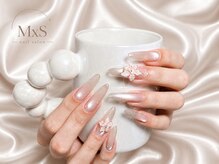 ミィスネイル(MxS Nail)の雰囲気（ミントカラープルメリアネイルなどかわいいデザインたくさん！）