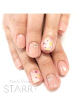 スターリー(STARRY)/春ネイル 押し花 カラフル