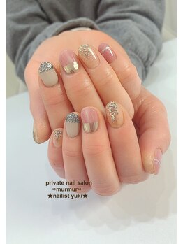 プライベート ネイルサロン マーマ(murmur)/春カラーニュアンス