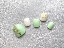 メロンクリームソーダネイル