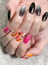 テラス(TERRACE)/アシンメトリーネイル