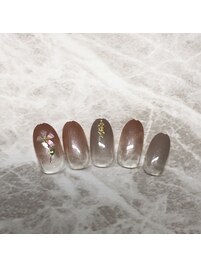 シェフフラワーネイル