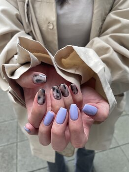 ムーイ 外苑前(mooi.)/purple × nuance