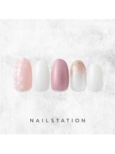 ネイルステーション ルミネ立川店(NAIL STATION)/フラワーネイル／パラジェル