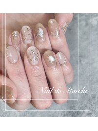 ニュアンスゴールドミラー