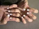 フレンチ　シンプル　美爪