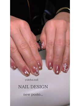ユキハネイル(yukiha.nail)/#フラワーアート