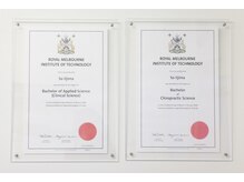 国分寺カイロプラクティックオフィス/WHO基準の学位証☆豪州政府公認