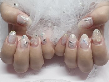 フェリスネイル 池袋店(Feliz Nail)/大人上品ネイル