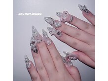 ノーリミットオオサカ 心斎橋(NOLIMIT.OSAKA)/フィルイン/長さだしネイル