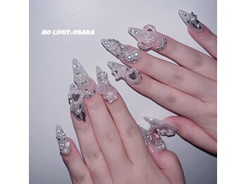 ノーリミットオオサカ 心斎橋(NOLIMIT.OSAKA)/フィルイン/長さだしネイル