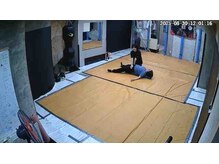 防犯カメラ映像でどんなトレーニングをしたか見返せる♪