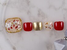 ショコ アンド ラム(Syoko&Lum)/★チェーンフラワーネイル★