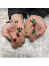 グラムスラム 福島店(GLAMSLAM)/キラキラネイル♪