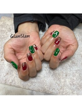 グラムスラム 福島店(GLAMSLAM)/キラキラネイル♪