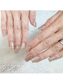 クリーム(Nail Atelier CREAM)/【定額オフィス】11月