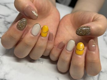 ポルプナ 南大沢(PORPUNA)の写真/【オフィスネイル～周りと被らない個性派デザインまで】ハイセンスなオーナーが直接施術♪持ち込みdesign◎