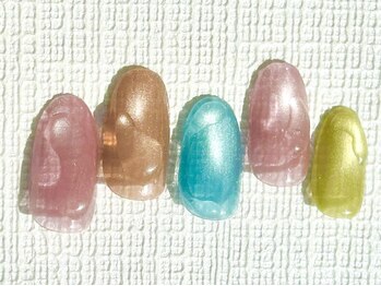 ネイルサロン ロゼプリュム/カラフルマグネット