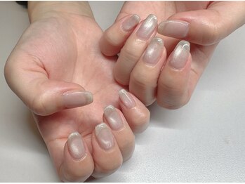 アモールネイル(amor nail)の写真/普段のお仕事柄、なかなか派手なネイルが出来ない方に!マグネットアレンジやさりげないアートも◎