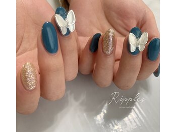 リップルズ(Ripples)/蝶々ネイル☆彡