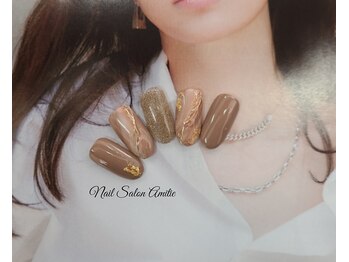 ネイルサロン アミティエ(Nail Salon Amitie)/▽. * 綺麗めニュアンス品あり*.