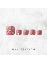 ネイルステーション ルミネ立川店(NAIL STATION)/フラワーネイル／パラジェル