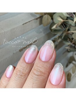 トッコネイル(tocconail)/自然なラメグラデーション
