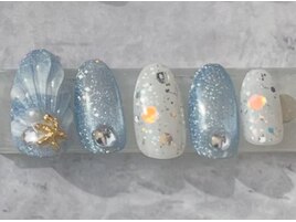 夏季大人気☆貝殻ネイル　¥9,350