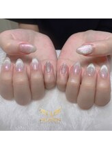 ヘブン ネイル 鶯谷(HEAVEN Nail)/オーロラパールネイル