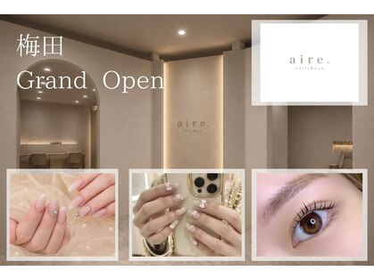 aire. nails & eye【まつげパーマ/マツエク/LED/ワンホン/ニュアンス/フィルイン】の写真