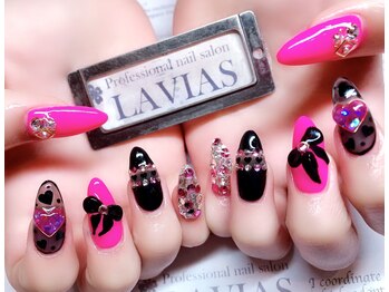 プロフェッショナル ネイルサロン ラヴィアス(LAVIAS)/【スカルプ】10本アートし放題